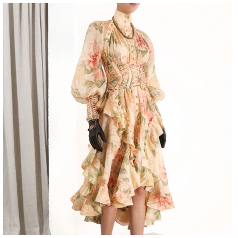 The RACHIL Floral Corset Dress - Picture 3 of 9